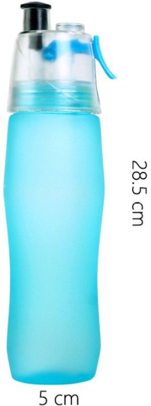 Plantjet Water Bottle With Spray 600 ml Spray Bottle  (Pack of 1, Blue, PET)
