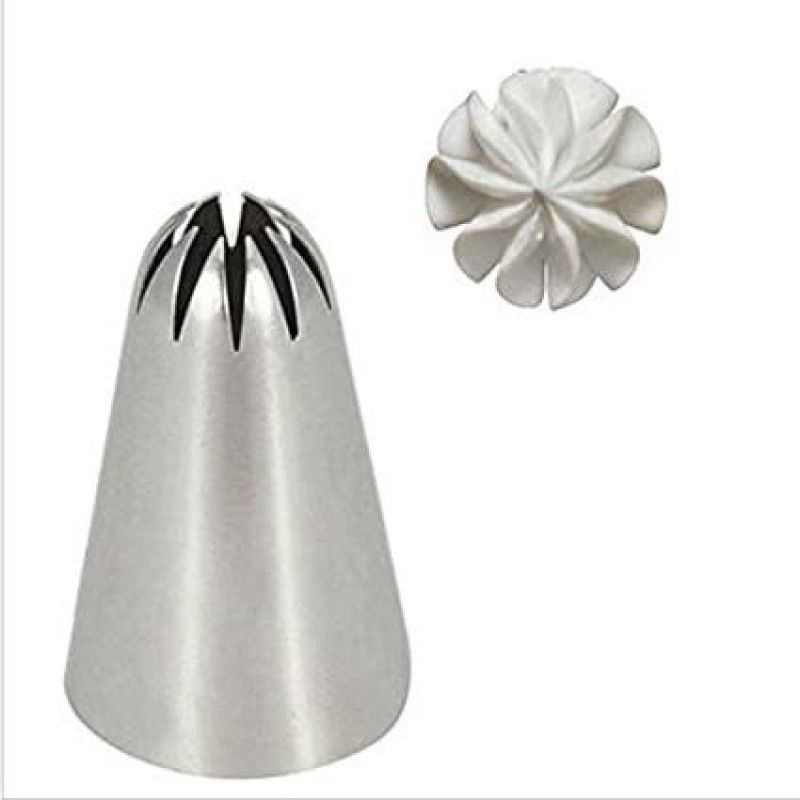 MASTER ROYAL BACKNCOOK TOOLS 7093 Nozzel For Cakes, Pastries Stainless Steel Quick Flower Icing Nozzle  (Steel Pack of 1)