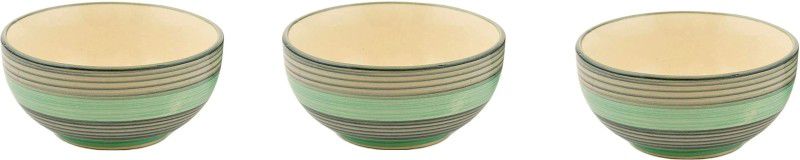CeramicsBowl6048 Ceramic Soup Bowl  (Multicolor, Pack of 3)