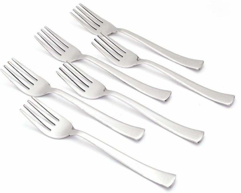 ROYAL HANDICRAFTS Stainless Steel Dinner Fork Set  (Pack of 6)