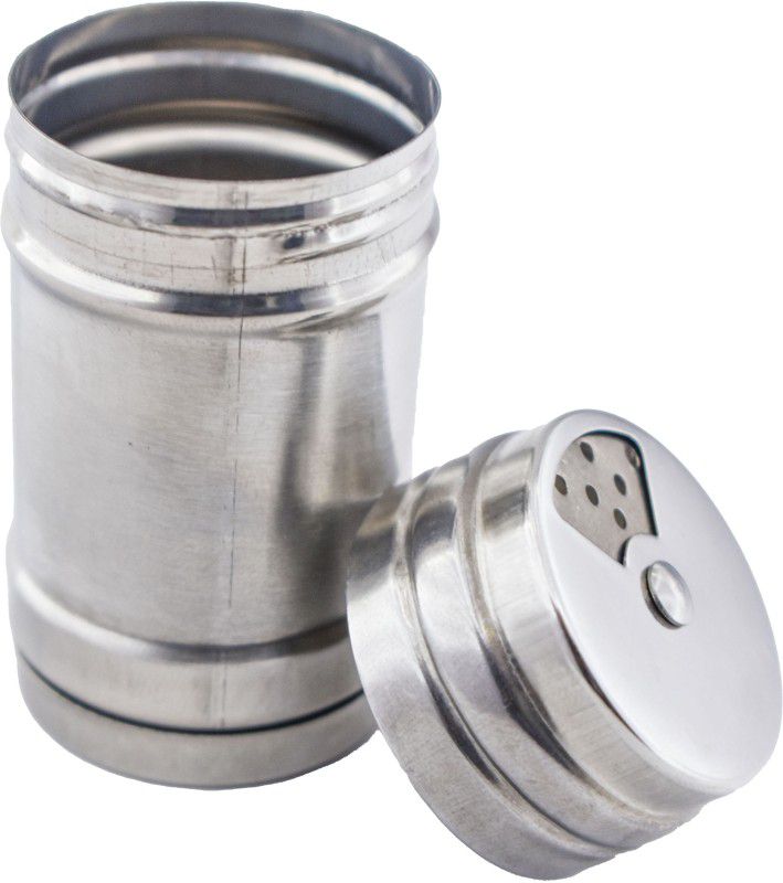 BSD Stainless Steel Salt and Pepper Sprinkler With 4 Different Modes c40 (Set of 2) Sugar Sprinkler Shaker 100 gm