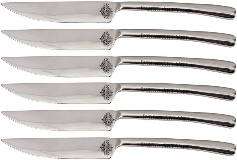 IndianArtVilla S/S New Smooth Design knife -9'' Inch, Set of 6 Stainless Steel Table Knife Set  (Pack of 6)