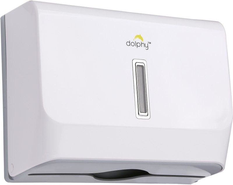 DOLPHY White Small Multifold Mini Hand Paper Dispenser