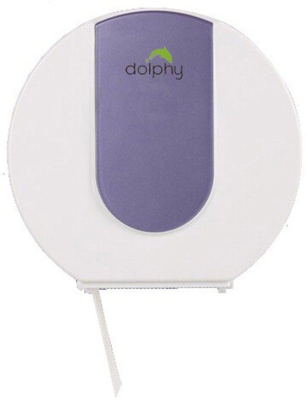 DOLPHY Purple Wall Mounted Small Toilet Paper Dispenser