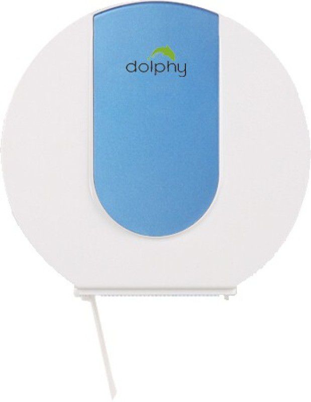 DOLPHY Blue Wall Mounted Small Toilet Paper Dispenser