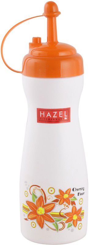 HAZEL Sauce Bottle Dispenser Squeeze Plastic Tomato Sauce Condiment Bottle, 350 ML 350 ml Bottle  (Pack of 1, Multicolor, Plastic)