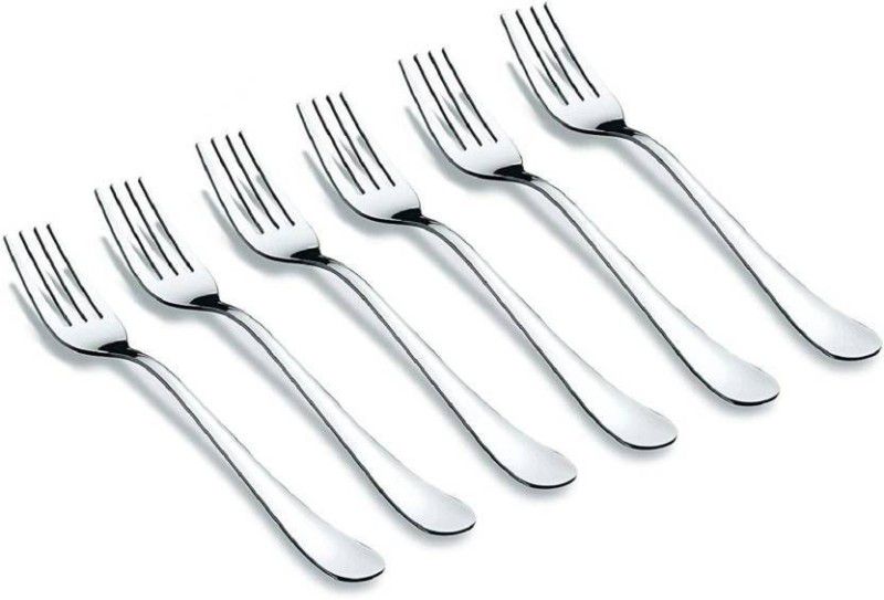shenron Stainless Steel Dinner Fork Set  (Pack of 6)