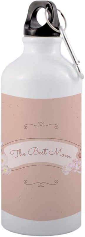 COLOR YARD best happy mother's day design with best mom on 600 ml Bottle  (Pack of 1, Multicolor, Aluminium)
