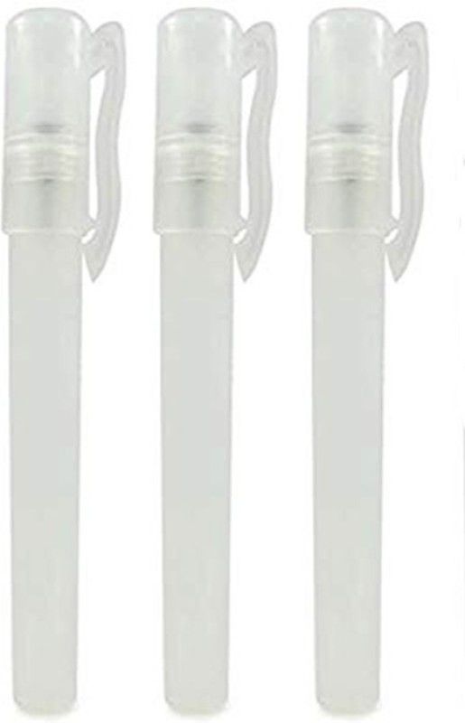 SEAGULL Hand Sanitizer Mist Spray Pen - Portable, Refillable Bottle for Travel, Office 10 ml Spray Bottle  (Pack of 3, White, Plastic)