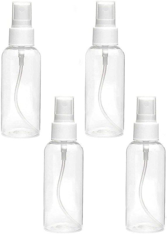 Shoppingdoor Spray Bottle for Hand Wash, HOME, and Cleaning 120 ml Spray Bottle  (Pack of 4, White, PET)