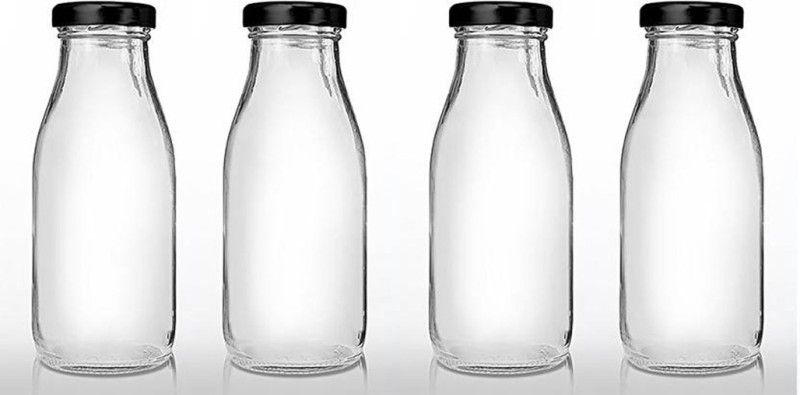 GLAMOROUS SINK18 1000 ml Bottle  (Pack of 4, Multicolor, Glass)