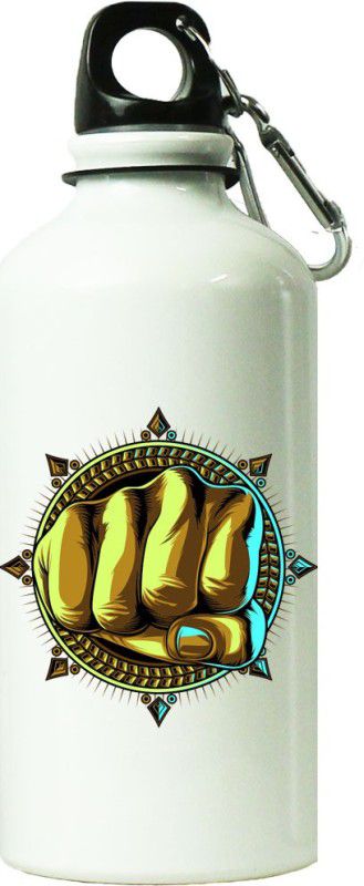 ShopBuzz Golden Punch Sipper Bottle 600 ml Bottle  (Pack of 1, Multicolor, Steel)