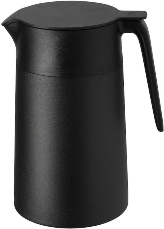 IKEA Vacuum flask, black, 1.2 l (41 oz) ( 503.602.31) 1200 ml Flask  (Pack of 1, Black, Steel)