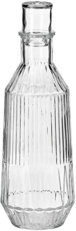 IKEA Carafe with stopper, clear glass/patterned1 l (34 oz) 1000 ml Bottle  (Pack of 1, Clear, Glass)