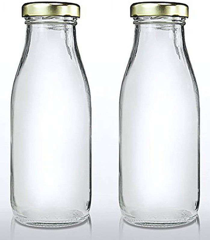 NOGAIYA FUN157 500 ml Bottle  (Pack of 2, White, Glass)