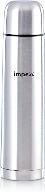 IMPEX Stainless Steel Bullet Flask IFK 500 ml Flask  (Pack of 1, Silver, Steel)