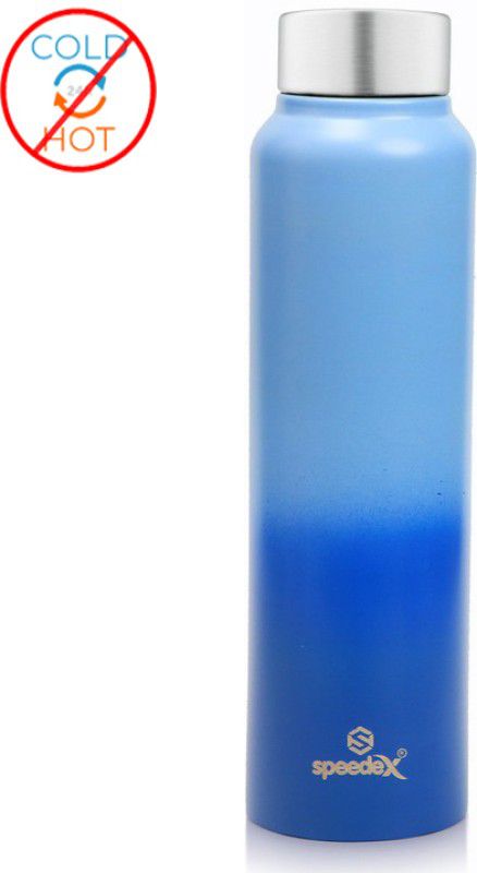 SPEEDEX Stainless Steel Water Bottle for fridge School Gym Sports Home office Boys Girls 1000 ml Bottle  (Pack of 1, Multicolor, Steel)