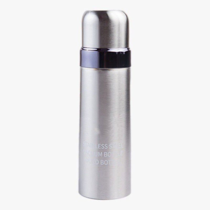 Innovegic Premium Stainless Steel Double Wall Vacuum Insulated 500 ml Bottle  (Pack of 1, Silver, Steel)