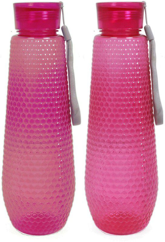 Flipkart SmartBuy Bubble Pink-2 1000 ml Bottle  (Pack of 2, Pink, PET)