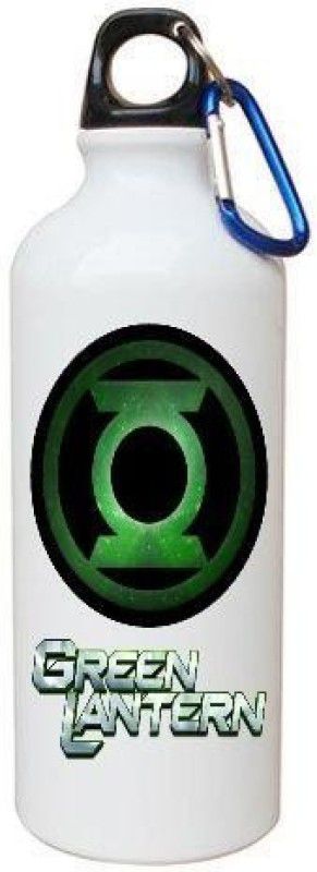 AAACreations DC Green Lantern Aluminium Bottle 600 ml Bottle  (Pack of 1, White, Aluminium)