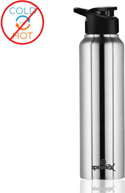 SPEEDEX Single Walled Stainless Steel Fridge Water Bottle for Home Office School Kids 1000 ml Bottle  (Pack of 1, Silver, Steel)