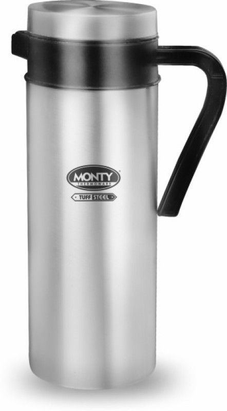 Monty 0.3 L TIFFANY Vacuum Jug Hot And Cold 300 ml Flask  (Pack of 1, Silver, Steel)
