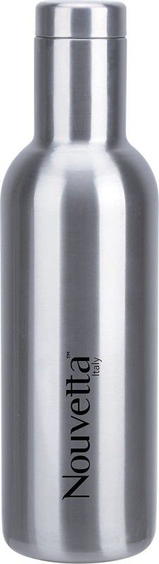 Nouvetta BRANDON DOUBLE WALL STEEL BOTTLE 1000 ml Flask  (Pack of 1, Silver, Steel)