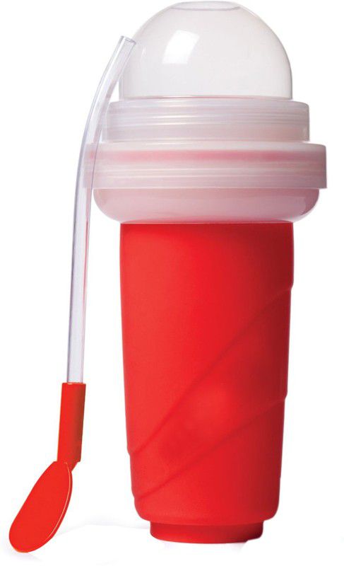 VYU slushymaker 300 ml Bottle  (Pack of 1, Red, Plastic)