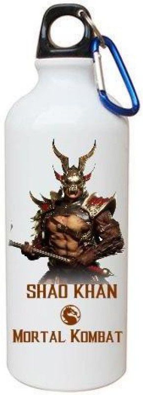 AAACreations Mortal kombat Shao Khan Aluminum Bottle 600 ml Bottle  (Pack of 1, White, Aluminium)