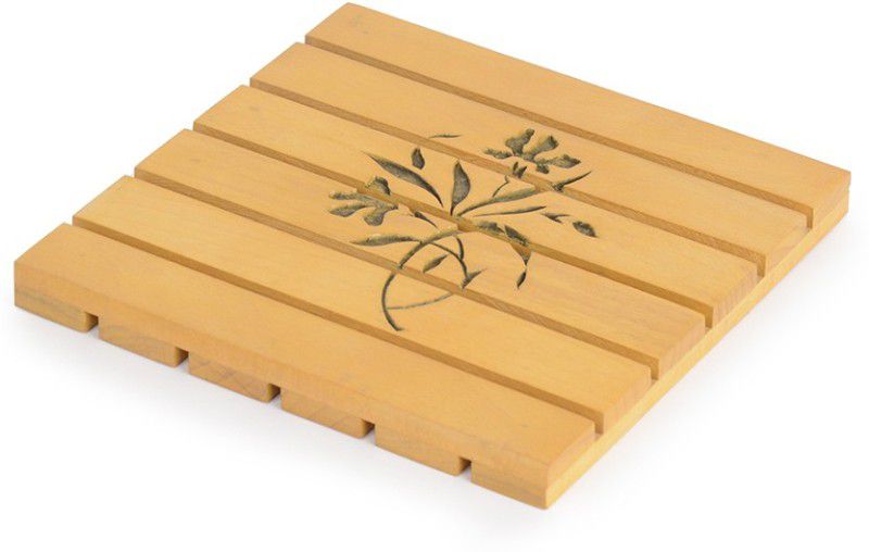 StyleMyWay PWC41 Natural Wooden Trivet  (Pack of 1)
