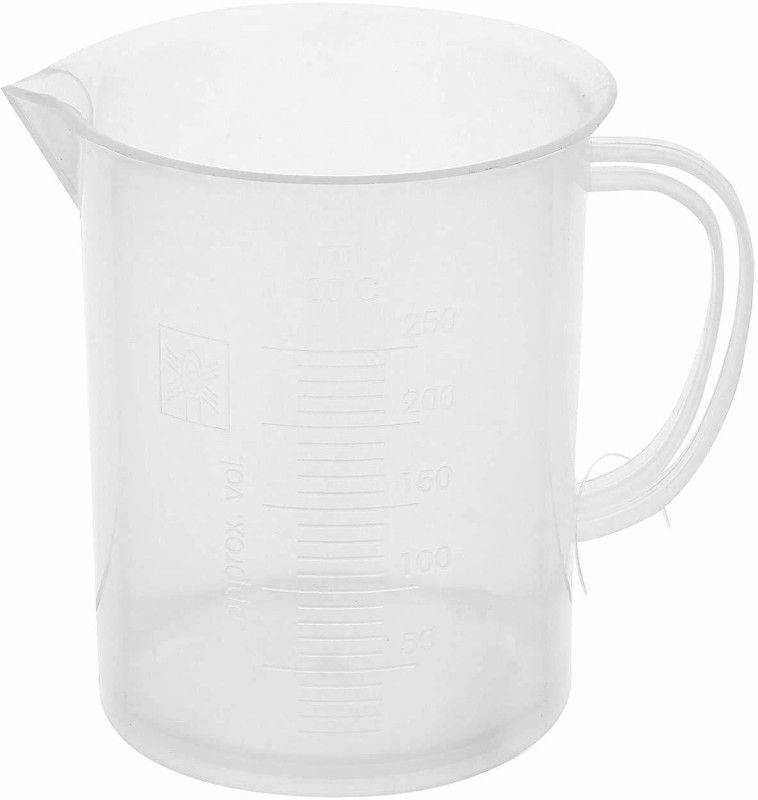 Sciencolab Measuring Jug with handle(250ml)with graduation marks for Kitchen and lab Measuring Cup  (250 ml)