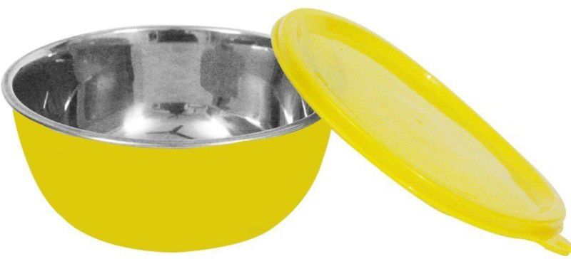 Stainless Steel Storage Bowl  (Yellow, Pack of 1)