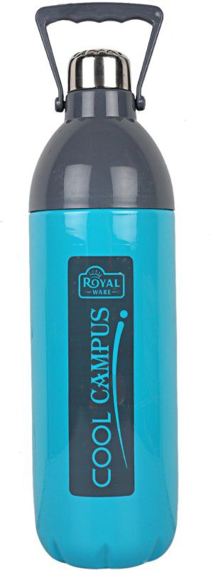 KUBER INDUSTRIES Plastic Insulated Water Bottle with Handle 2200 ML (Blue) -CTLTC11903 2200 ml Bottle  (Pack of 1, Blue, Plastic)