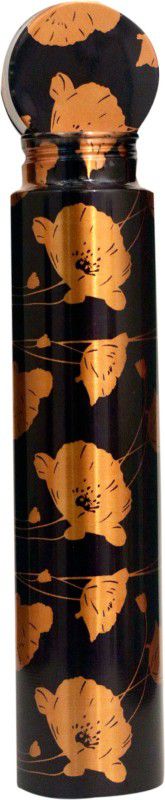 the galaxy store Flower Printed Pencil Water Bottle | Joint Less, Ayurveda and Yoga Health Benefits 750 ml Bottle  (Pack of 1, Blue, Copper)
