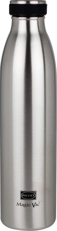 POLYSET Ultima 750 ml Flask  (Pack of 1, Silver, Steel)
