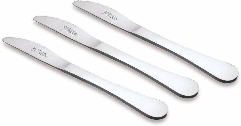 TIARA LAVISH 3Pc Stainless Steel Dessert Knife Set  (Pack of 3)