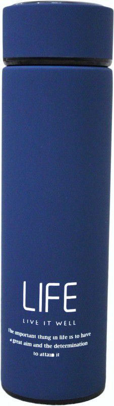 GS POLO LIFE Bottles BPA-free Double Wall Vaccum Insulated Stainless Steel Water Bottle 500 ml Flask  (Pack of 1, Blue, Steel)