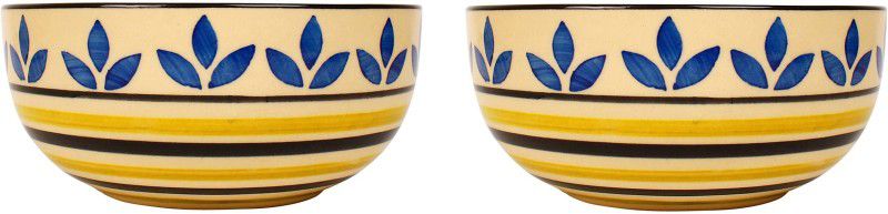 CeramicsBowl6024 Ceramic Soup Bowl  (Multicolor, Pack of 2)