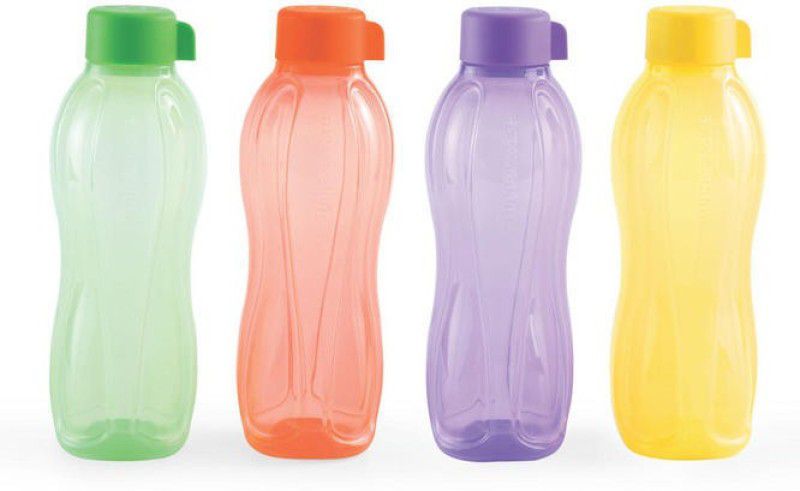 s.m.mart Bottle 1000 ml Bottle  (Pack of 4, Multicolor, PET)