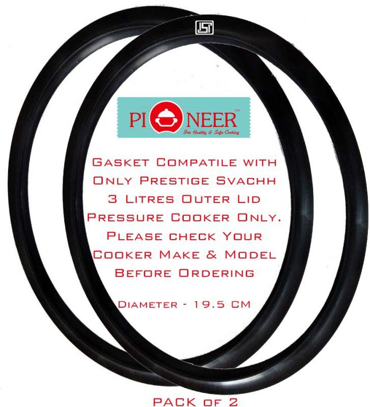 Pioneer Prestige Svachh 3 Litre Outer Lid Pressure Cooker 170 mm Pressure Cooker Gasket