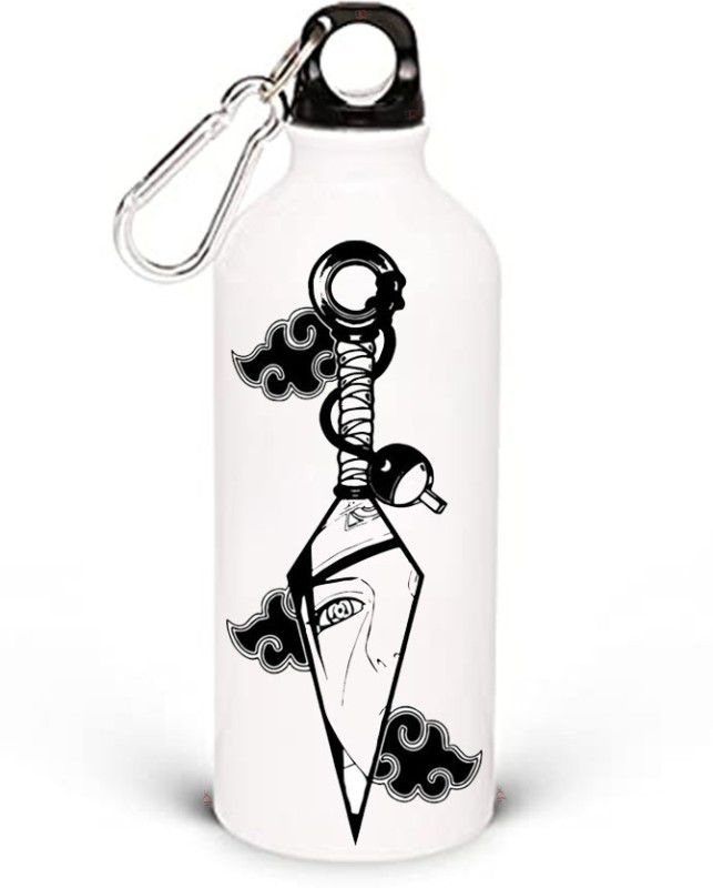 AP creation itachi kunai sipper bottle 750 ml Bottle  (Pack of 1, White, Aluminium)