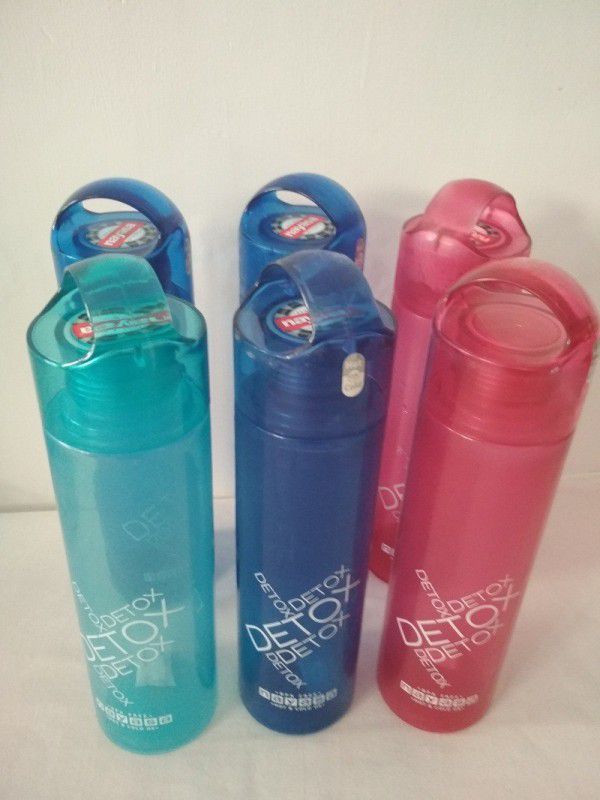 NAYASA NayasaDetox Hot&COLD 1000 ml Bottle  (Pack of 6, Multicolor, Plastic)