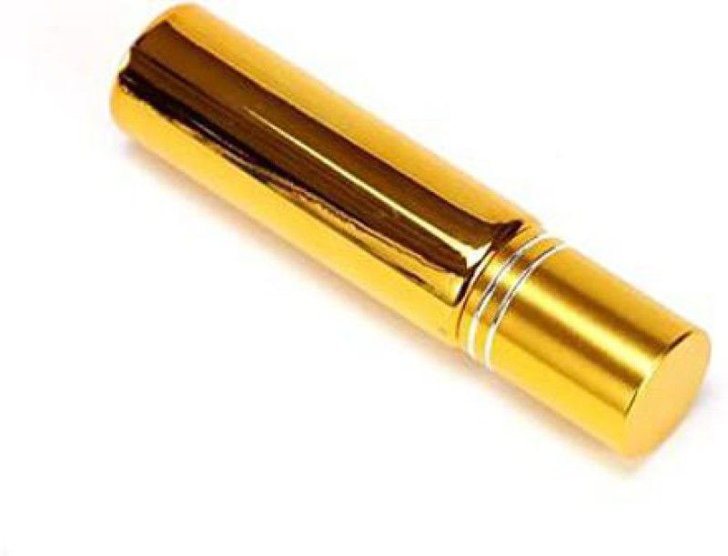 JARBAZAAR 10ml golden metallised Premium Empty Refillable Reusable Roll on Glass 50 pcs 10 ml Bottle  (Pack of 50, Gold, Glass)