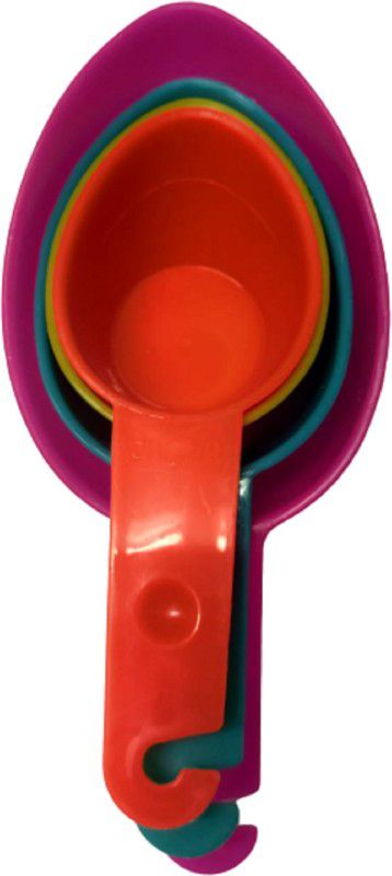 grilfil Popular Combo - 4 Pcs Pink Biue Yellow Orange 4 Measuring Cups and Spoons Set, Silicone Series Spatula and Brush Set Measuring Cup (30 ml, 60 ml, 120 ml, 240 ml) Measuring Cup Set  (250 ml)