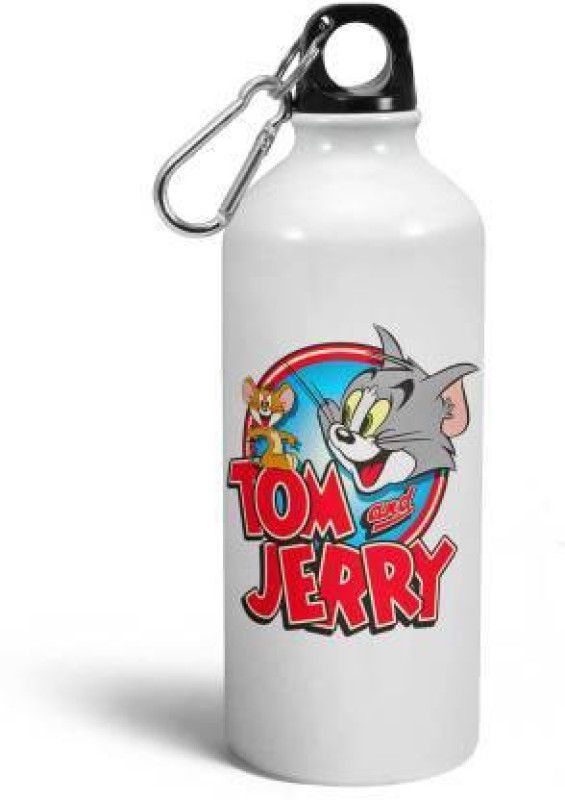 Vidaara Tom and Jerry 750 ml Bottle  (Pack of 1, White, Aluminium)