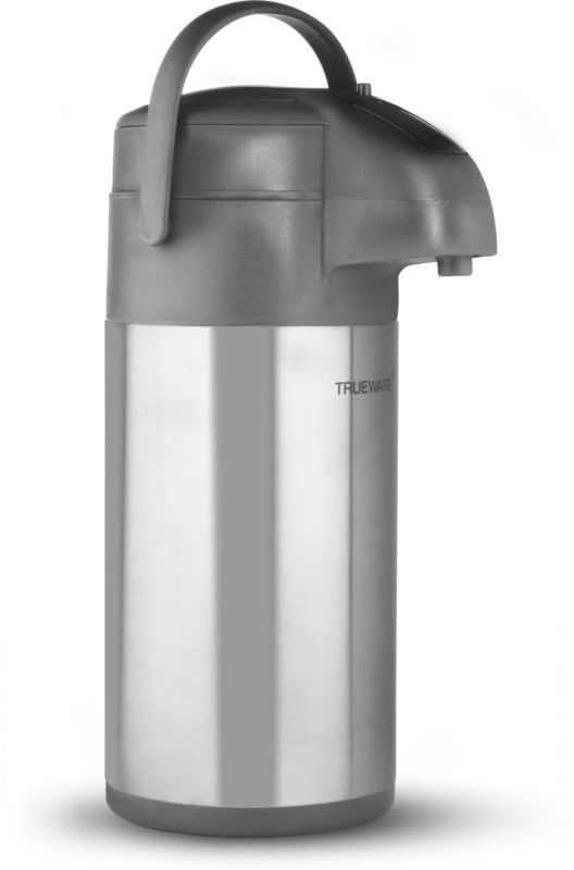 Trueware Stainless Steel Airpot 2000 ml Flask  (Pack of 1, Silver, Steel)