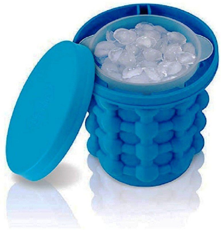 vedo 1 L Silicone Ice Cube Maker Mould Ice Tray, Silicone Ice Bucket Ice-Ball Makers for Home Ice Bucket