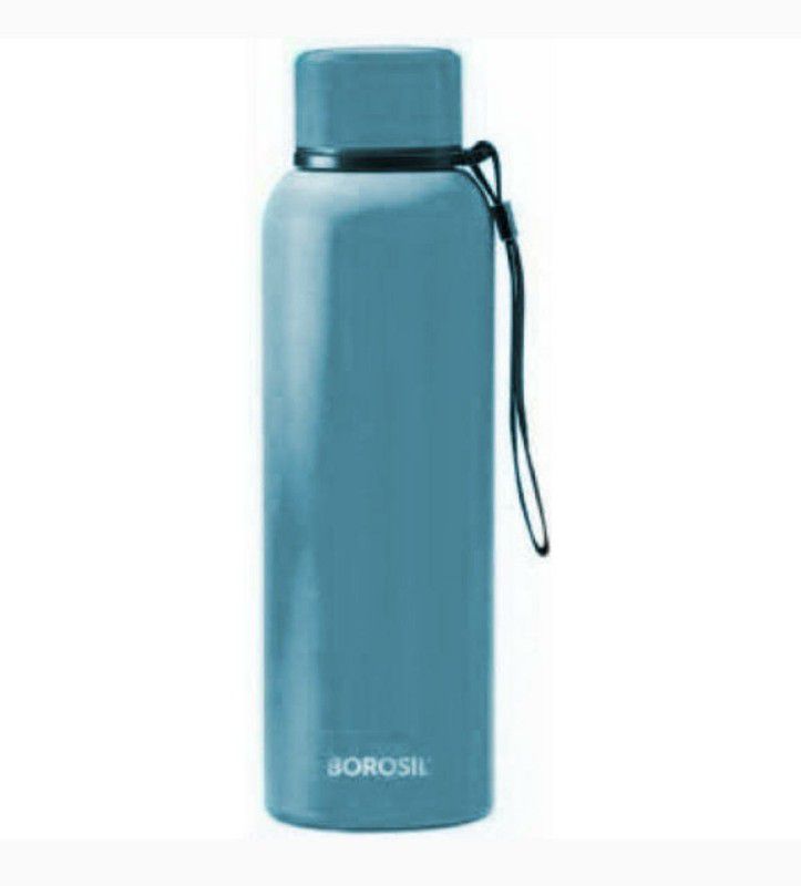BOROSIL Hydra Trek - Vacuum Insulated Flask Water Bottle, Teal blue, 700 ml 700 ml Bottle  (Pack of 1, Blue, Steel)