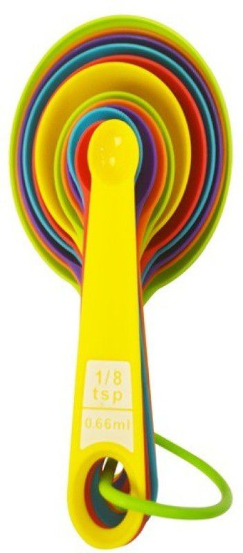 ERetailMart 12-Piece-03 Colorful Measuring Spoon & Cup Set Measuring Cup Set  (250 ml, 188 ml, 167 ml, 125 ml, 85 ml, 60 ml, 15 ml, 7.4 ml, 5 ml, 2.5 ml, 1.25 ml, 0.66 ml)