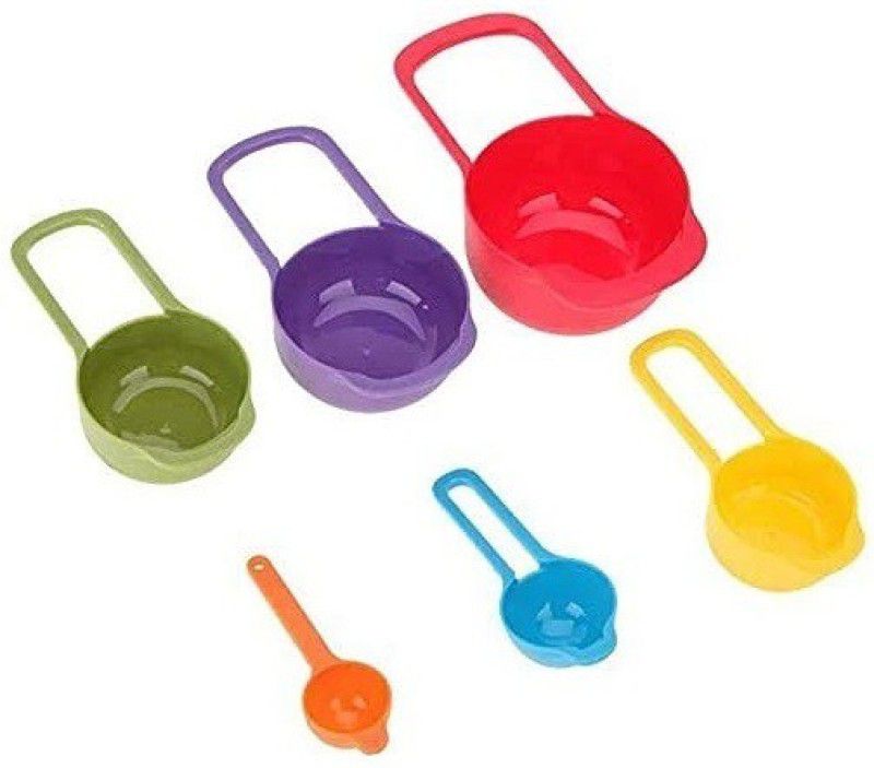 SWISS WONDER IVX™-77-HY-Kitchen Plastic Measuring Spoons Set 5 Pcs Measuring Cup Set  (1 ml, 2.5 ml, 5 ml, 7.5 ml, 15 ml)